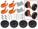 Sno-X Ski Wheels säädettävä siirtosarja
